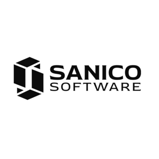 Sanico Software logo in black